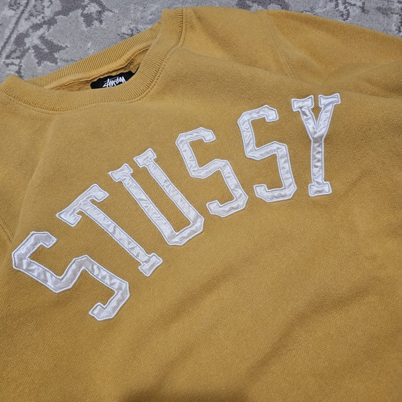 Stussy Men's Yellow Sweater - Picture 4 of 7